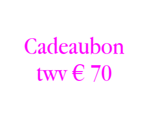 Cadeaubon schoonheidsspecialiste